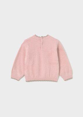 Mayoral 2383 Sweater Flower Graphic Pastel