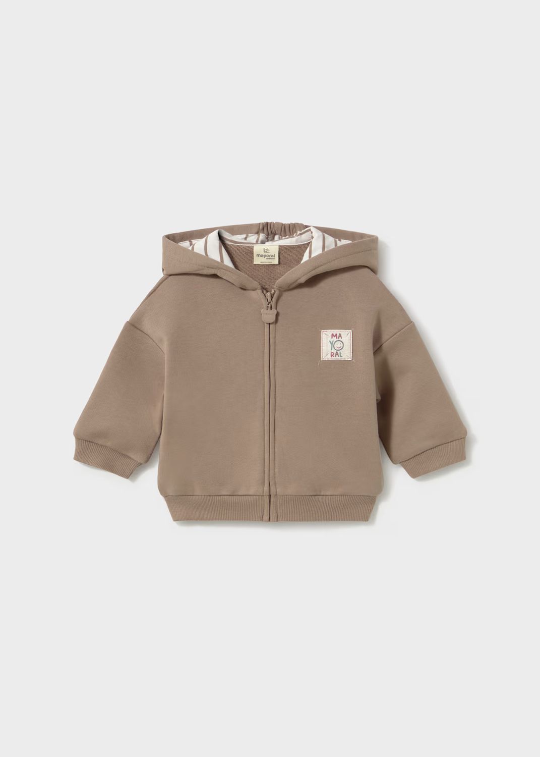 Mayoral 2402 Zip Front Sweatshirt Opal