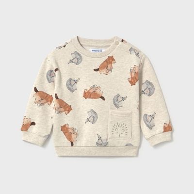 Mayoral 2416 Pullover Forest Patterned Tofu