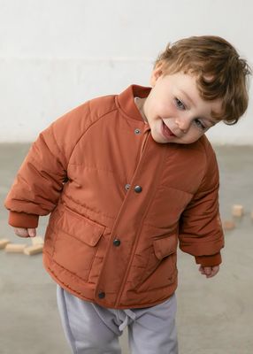 Mayoral 2422 Padded Jacket Brick Red