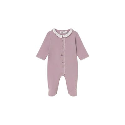 Mayoral 2754 1pc Romper Pyjamas Mauve