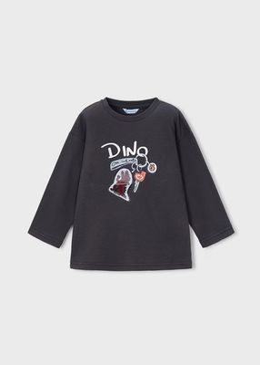 Mayoral 4010 L/S Shirt Dino Blackboard