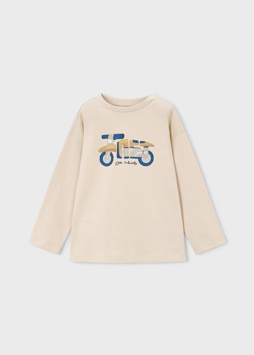 Mayoral 4019 L/S Shirt Motorbike Graphic