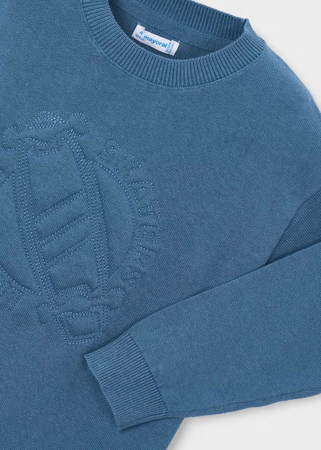 Mayoral 4304 Quilted Sweater Glacial