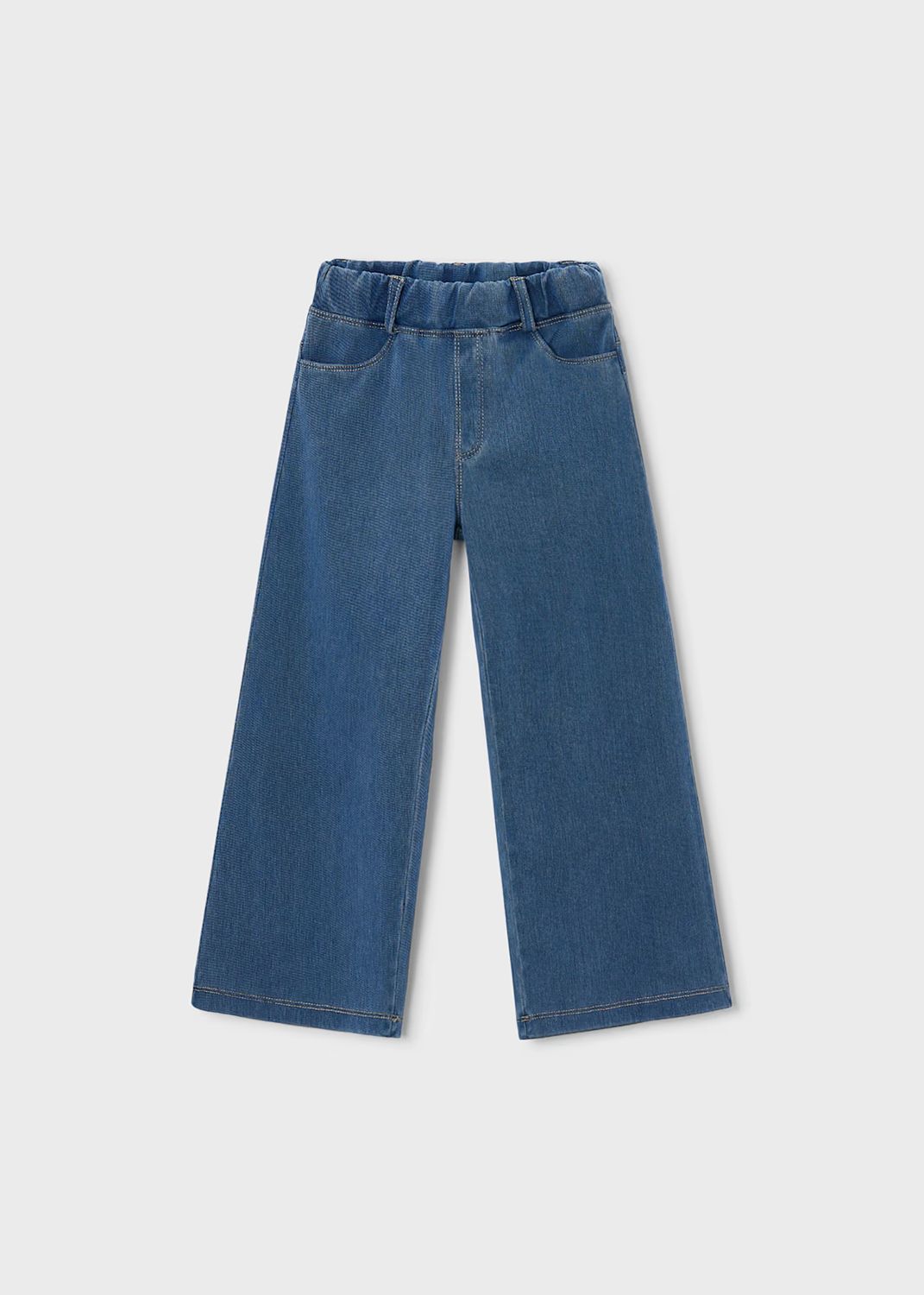 Mayoral 4501 Knit Denim Pant, Color: Light, Size: 3