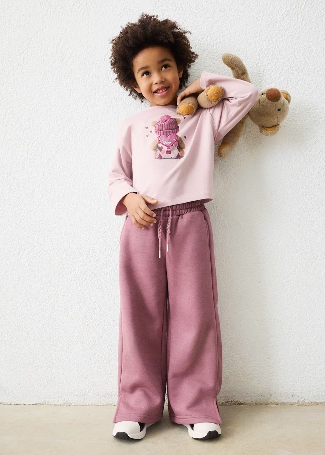 Mayoral 4518 Wide Leg Fleece Trousers