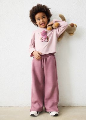 Mayoral 4518 Wide Leg Fleece Trousers
