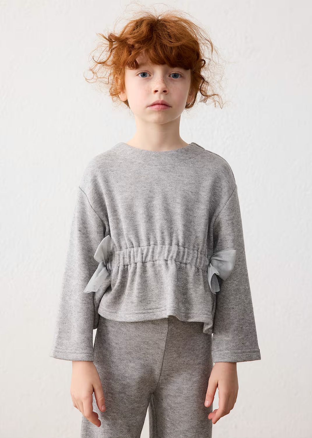 Mayoral 4530 Knit Pants Set Gray