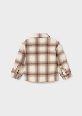 Mayoral 2108 Shacket Plaid Cookie