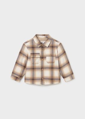 Mayoral 2108 Shacket Plaid Cookie