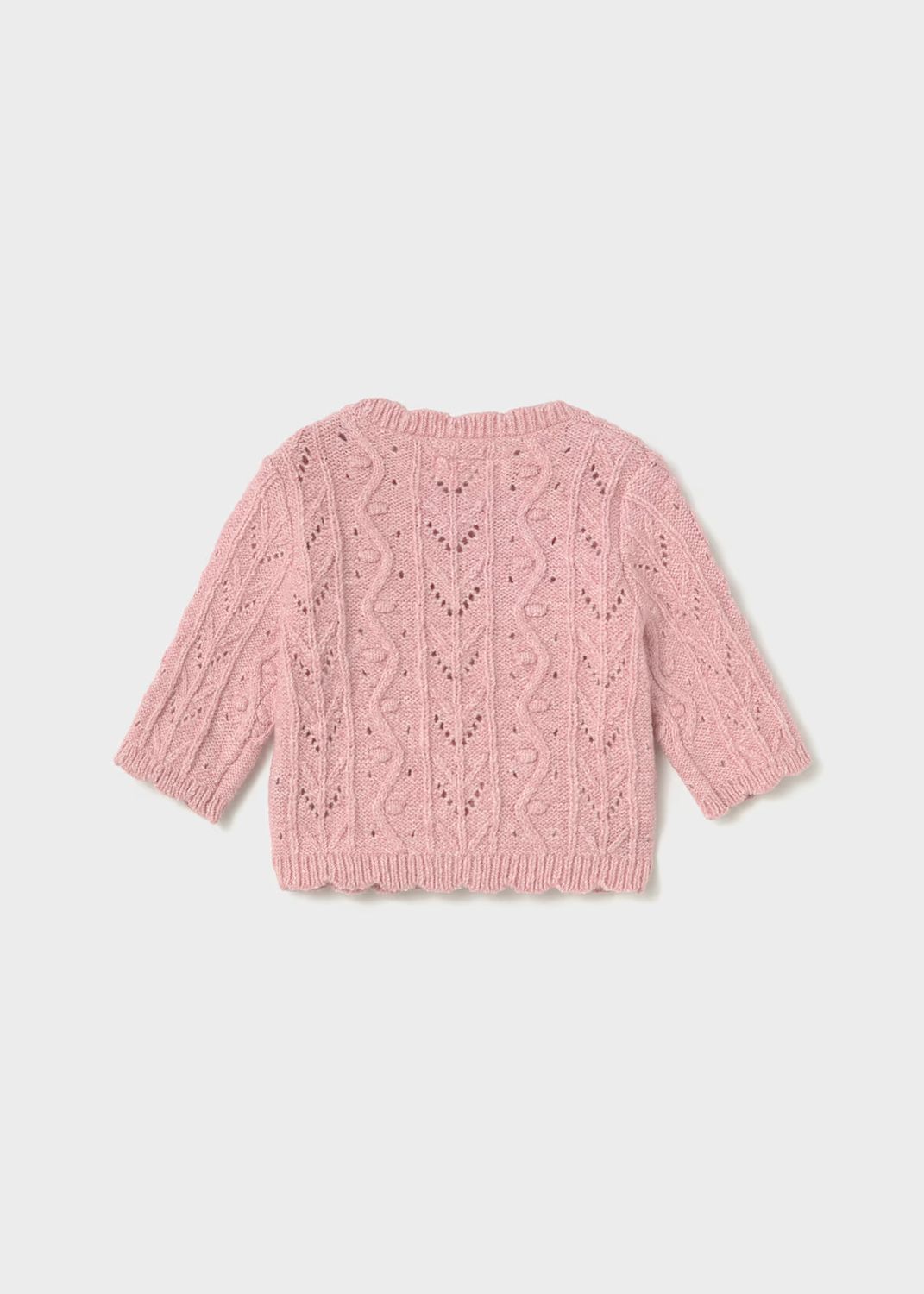 Mayoral 2301 Long Cardigan Baby Rose