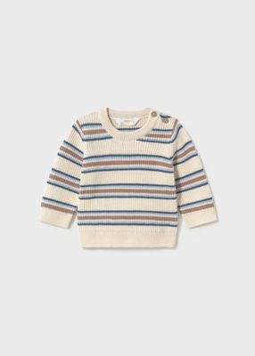 Mayoral 2305 Knit Striped Sweater Pottery