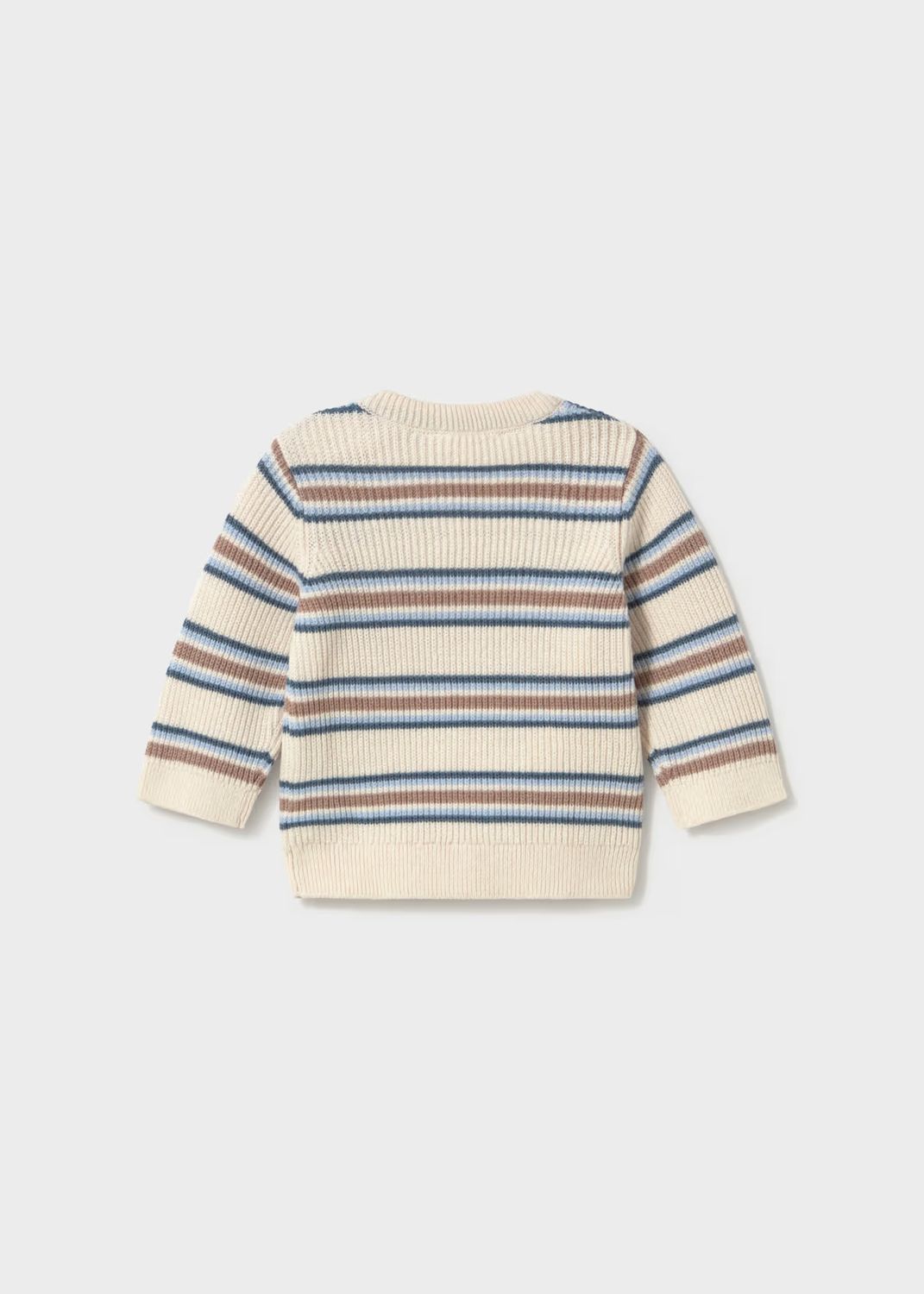 Mayoral 2305 Knit Striped Sweater Pottery