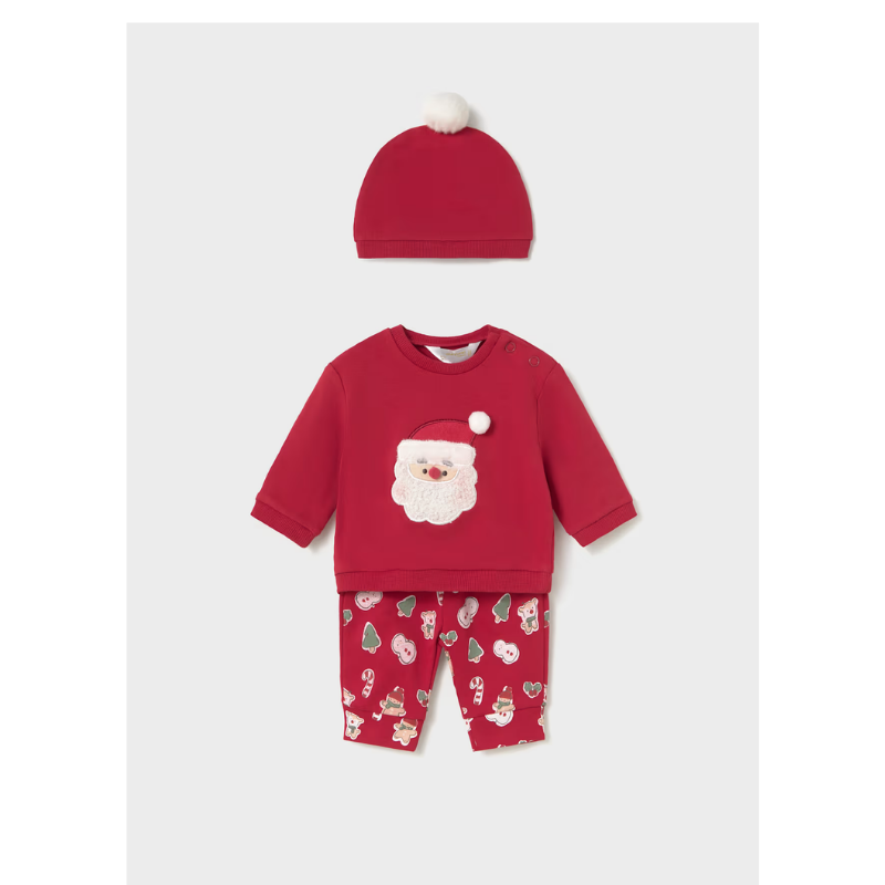 Mayoral 2684 3pc Tracksuit Set Festive Red