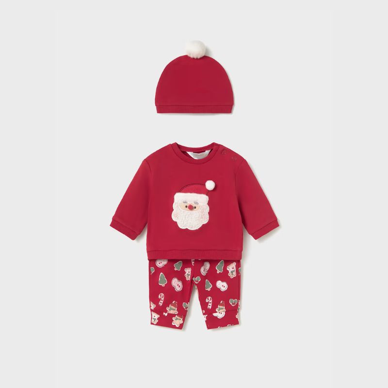 Mayoral 2684 3pc Tracksuit Set Festive Red