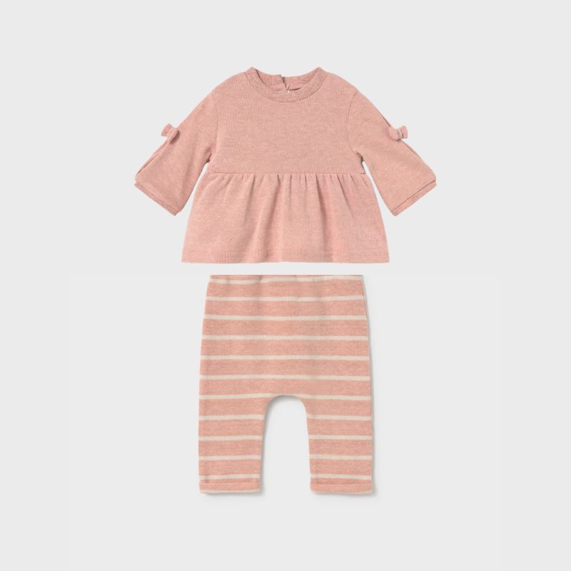 Mayoral 2773 2pc Top &amp; Leggings Set Heathered Nude