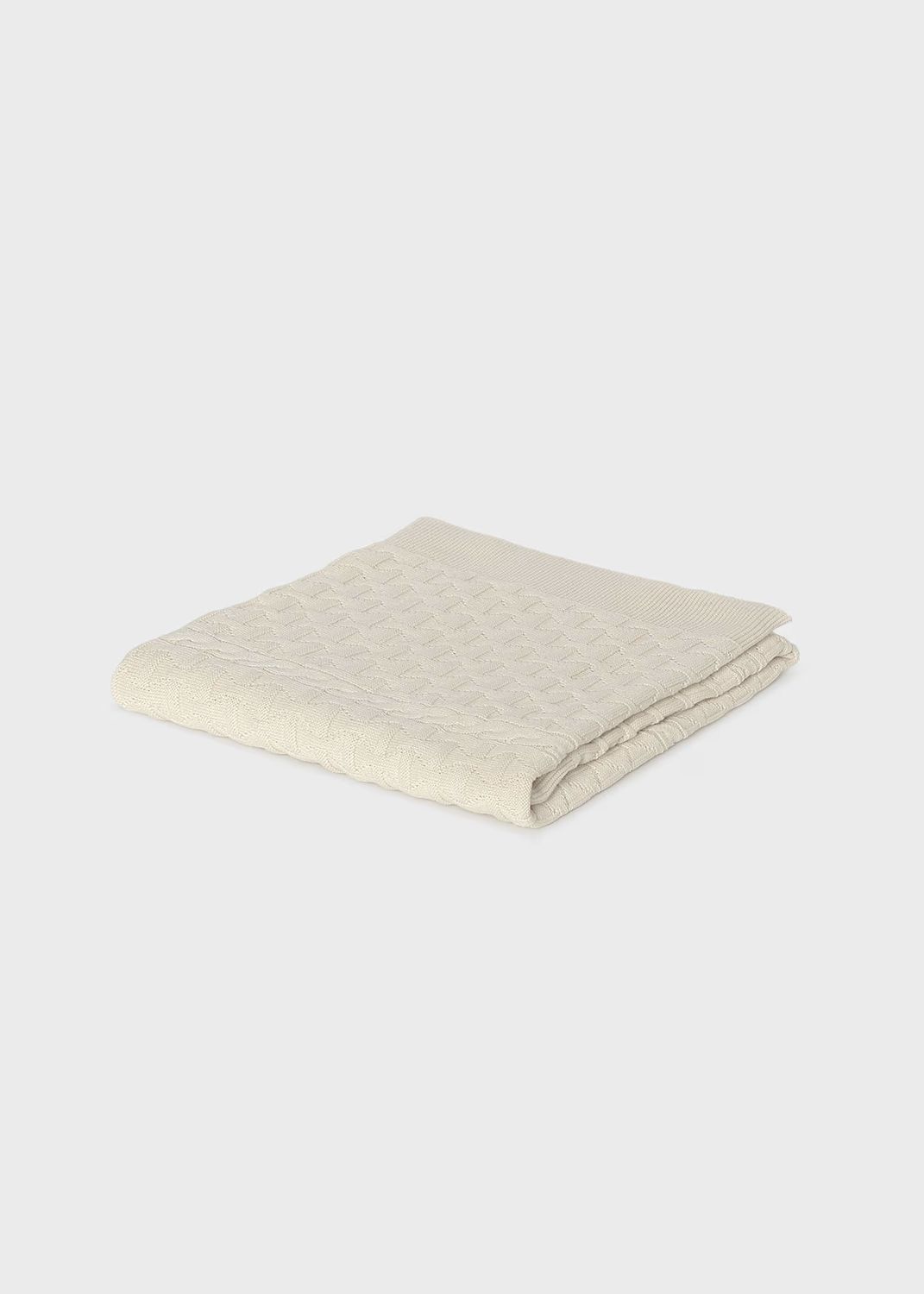 Mayoral 9132 Cotton Blanket Shawl, Color: Pottery