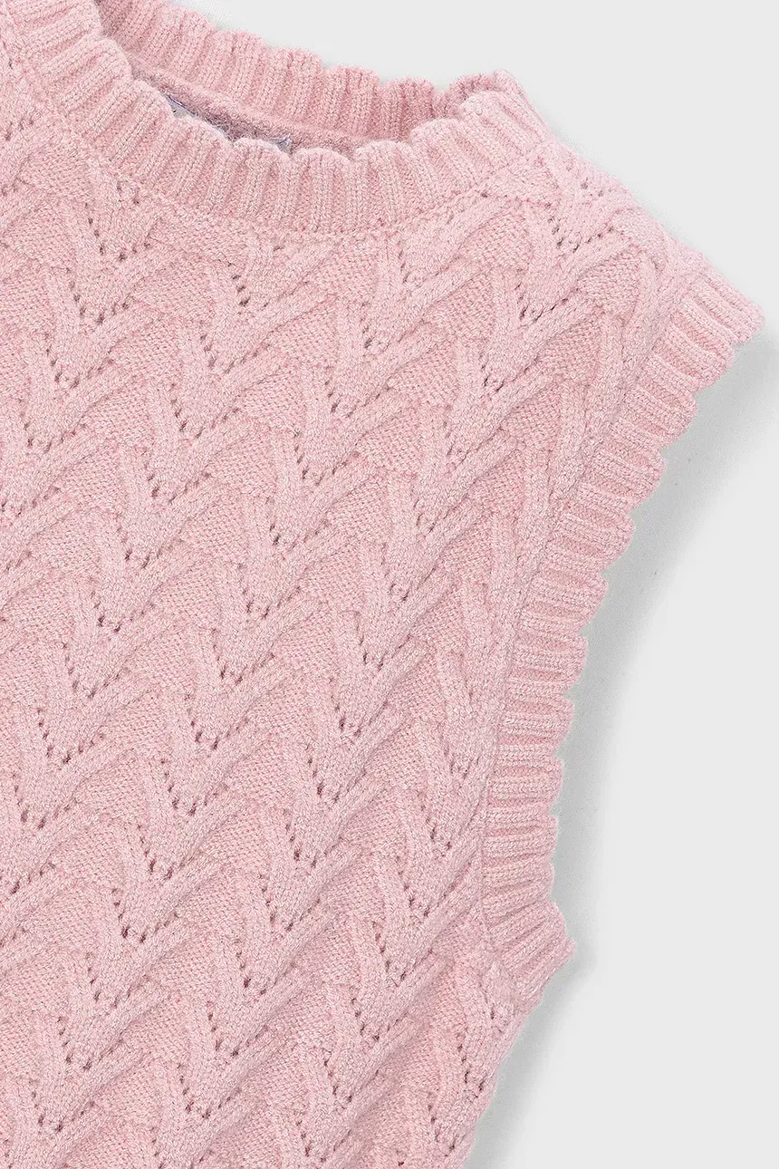 Mayoral 4329 Knit Vest Pastel