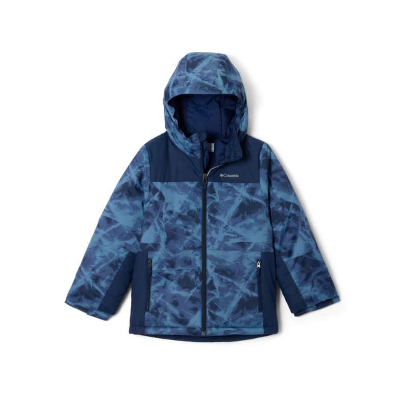 Columbia Lightning Lift IV Printed Jacket Collegiate Navy