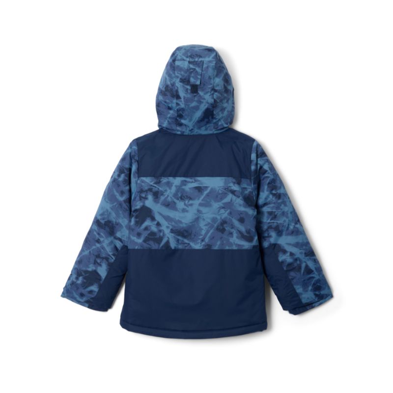 Columbia Lightning Lift IV Printed Jacket Collegiate Navy