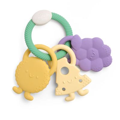 Itzy Ritzy Trio Multi-textured Silicone Teether Charcuterie