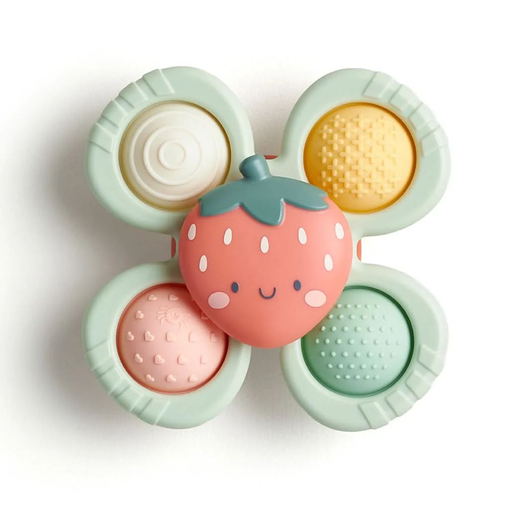 Itzy Ritzy Pop &amp; Whirl Bath &amp; Travel Toy Strawberry