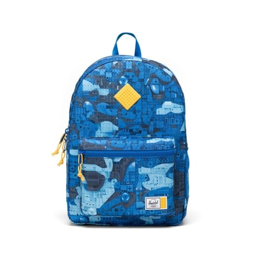 Herschel Heritage Backpack LEGO®, Color: Abstract Bricks Blue, Size: 26L