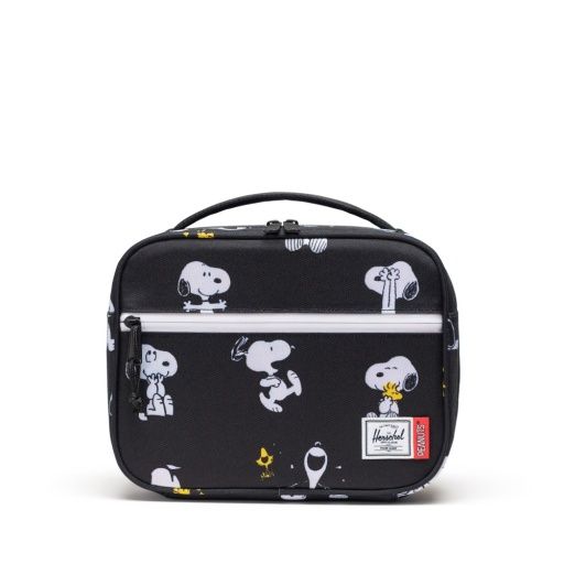 Herschel Little Pop Quiz Lunch Box Peanuts®, Color: Snoopy and Woodstock Black