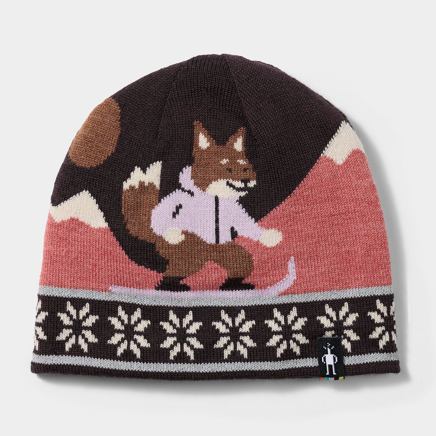 Smartwool Reversible Art Beanie, Color: Mocha Heather