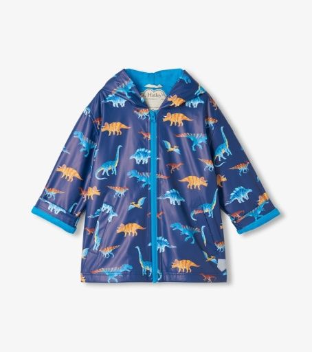 Hatley Raincoat Colourful Dinos Navy, Size: 2
