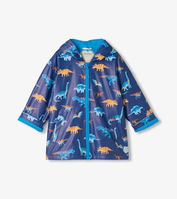 Hatley Raincoat Colourful Dinos Navy