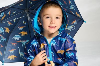 Hatley Raincoat Colourful Dinos Navy