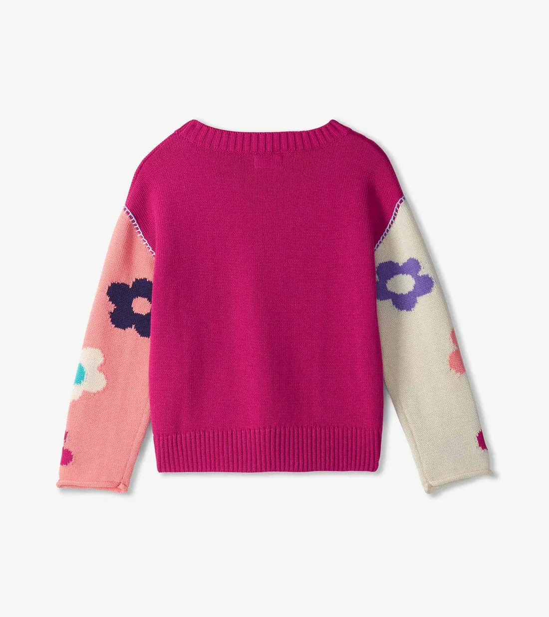 Hatley Slouchy Sweater Cute Floral Very Berry