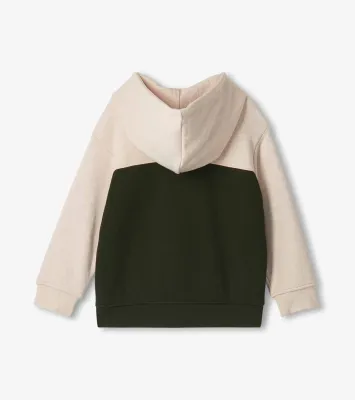 Hatley Colourblock Pullover Hoodie Oatmeal Melange