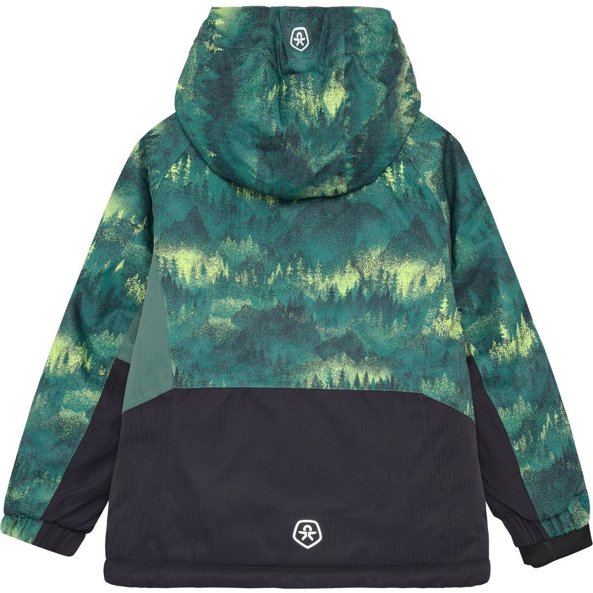 Color Kids Ski Jacket Colourblock Dark Forest