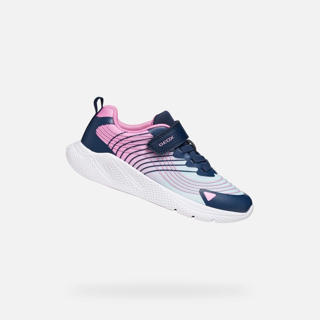 Geox Jr Sprintye Runner Aqua/Pink