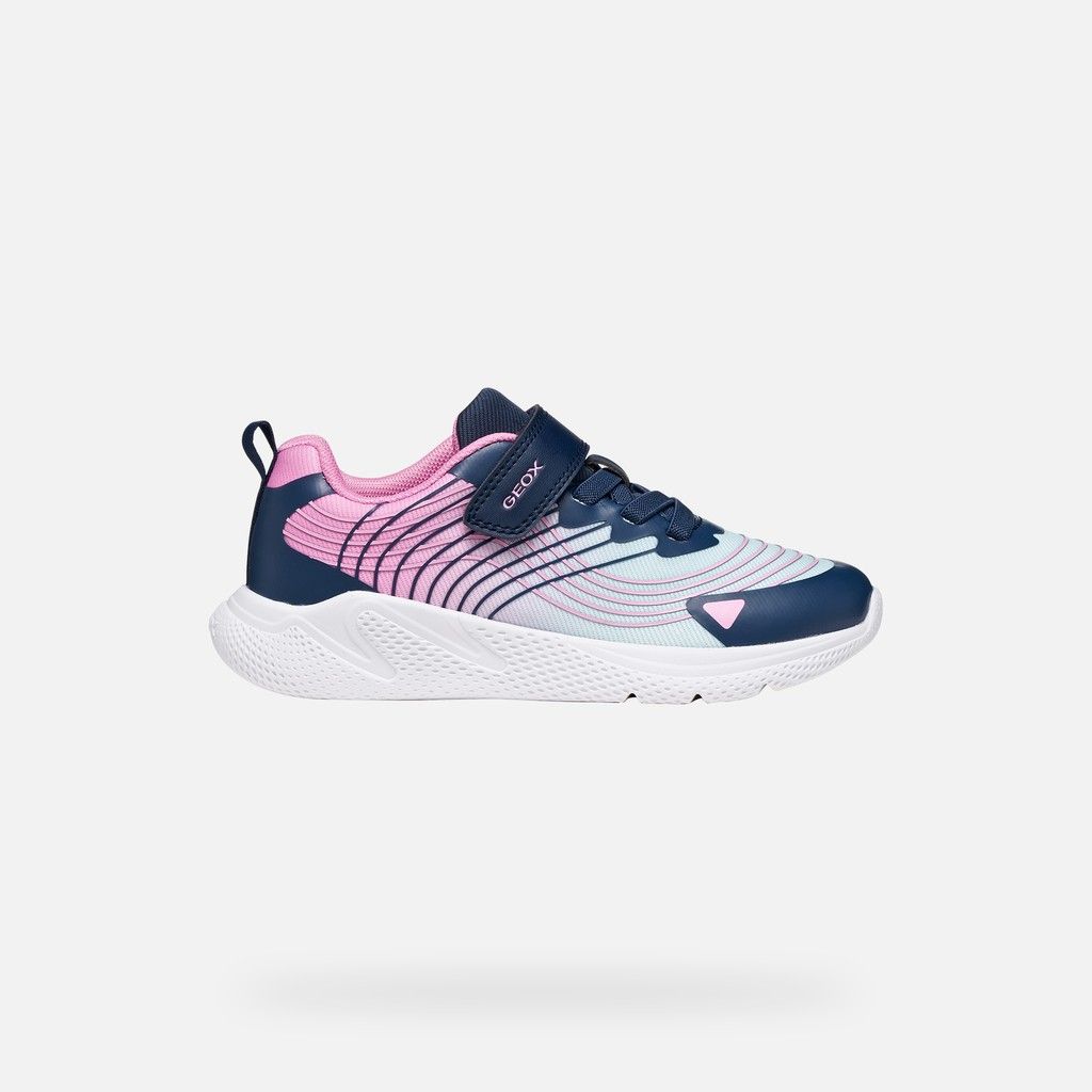 Geox Jr Sprintye Runner Aqua/Pink