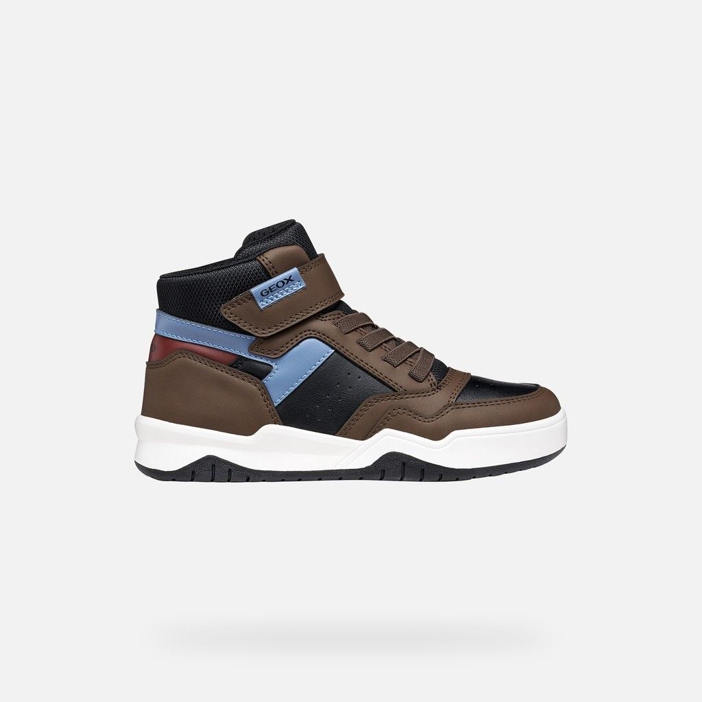 Geox Perth Sneaker Dark Brown/Black