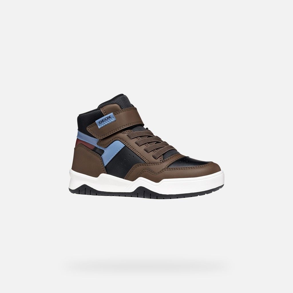 Geox Perth Sneaker Dark Brown/Black
