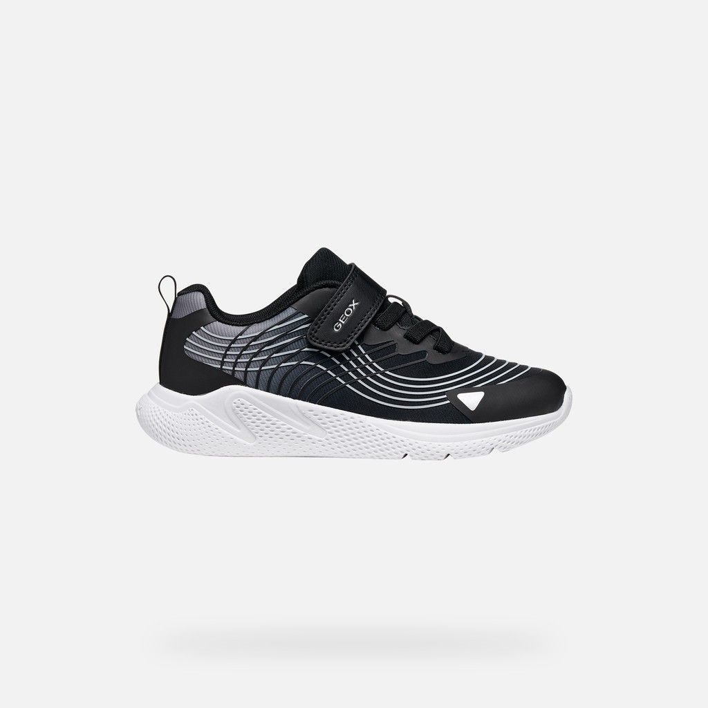 Geox Jr Sprintye Runner Black/Silver