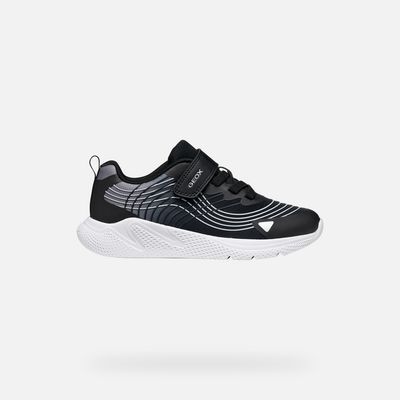 Geox Jr Sprintye Runner Black/Silver