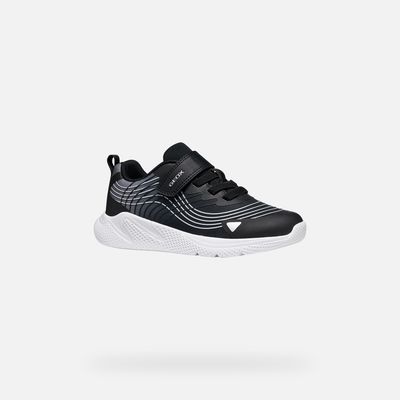 Geox Jr Sprintye Runner Black/Silver