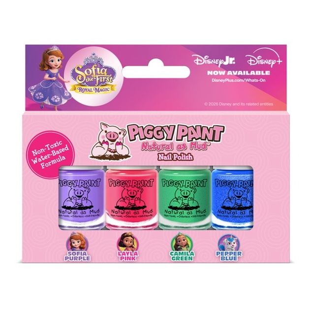 Piggy Paint Sofia the First: Royal Magic 4 Polish Box