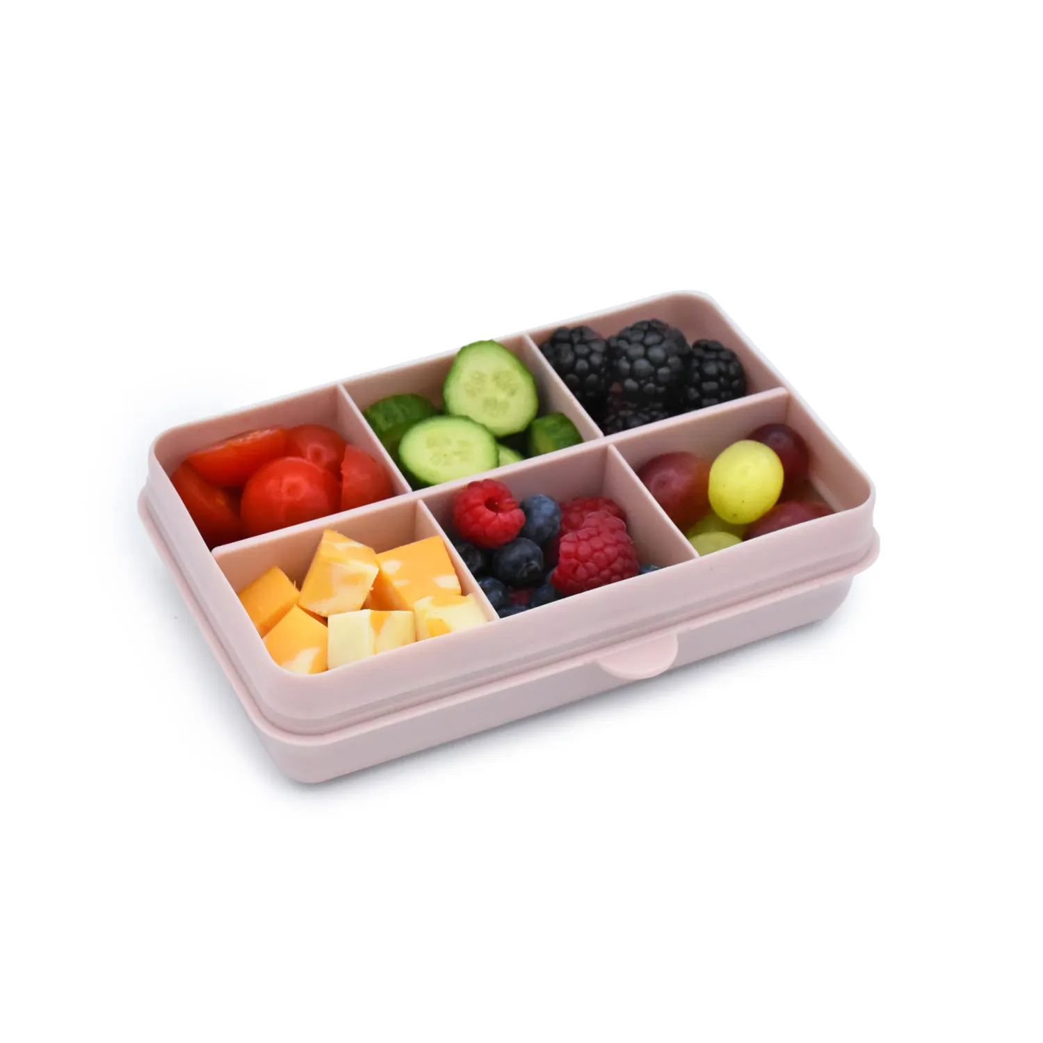 Melii Mini Snackle Box 6 Compartments, Color: Pink