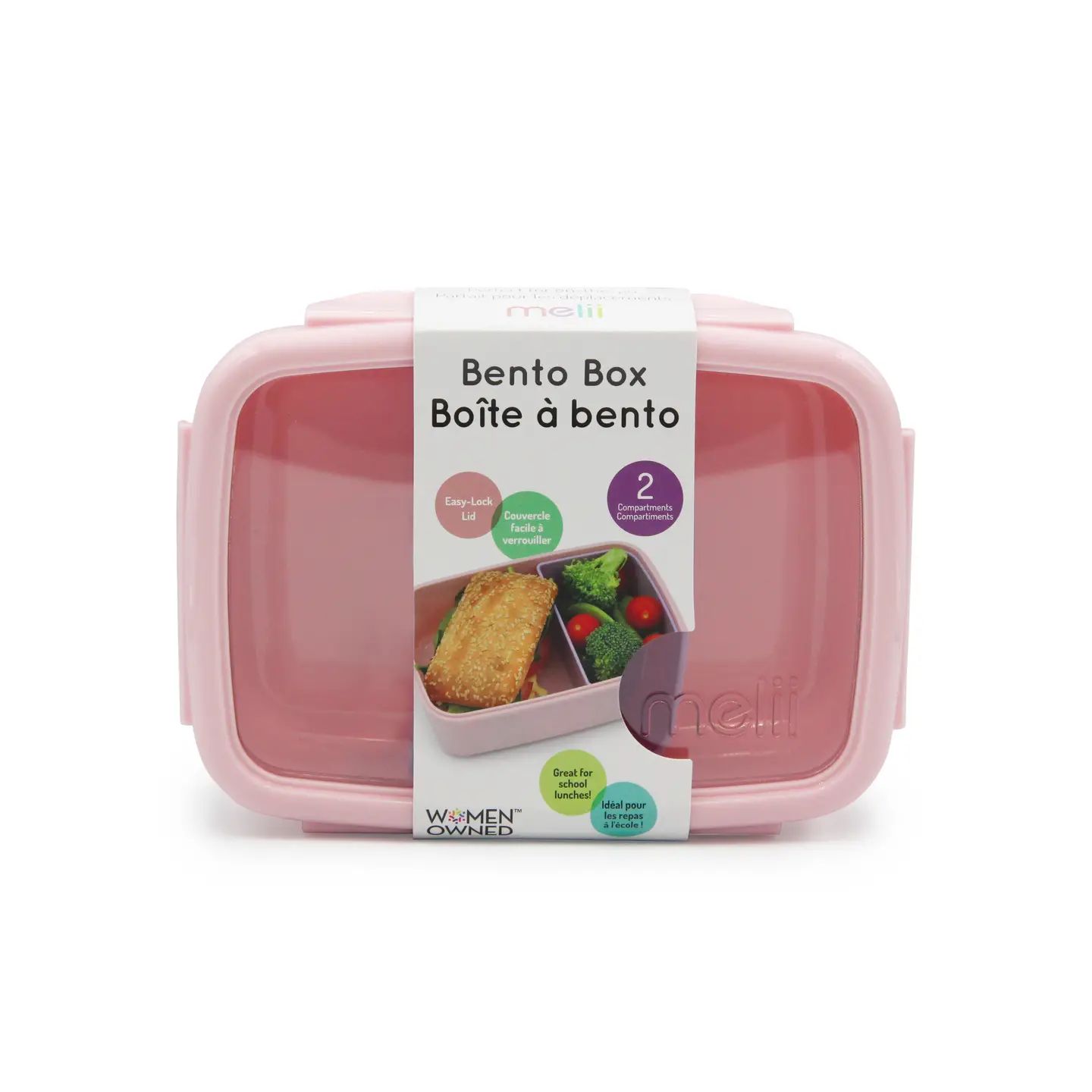 Melii Bento Box w/ Removable Compartments 800ml