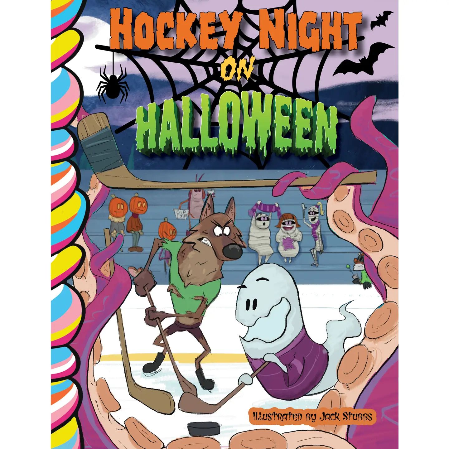 Taffy Tales Books Hockey Night On Halloween (Large Story Board Book)