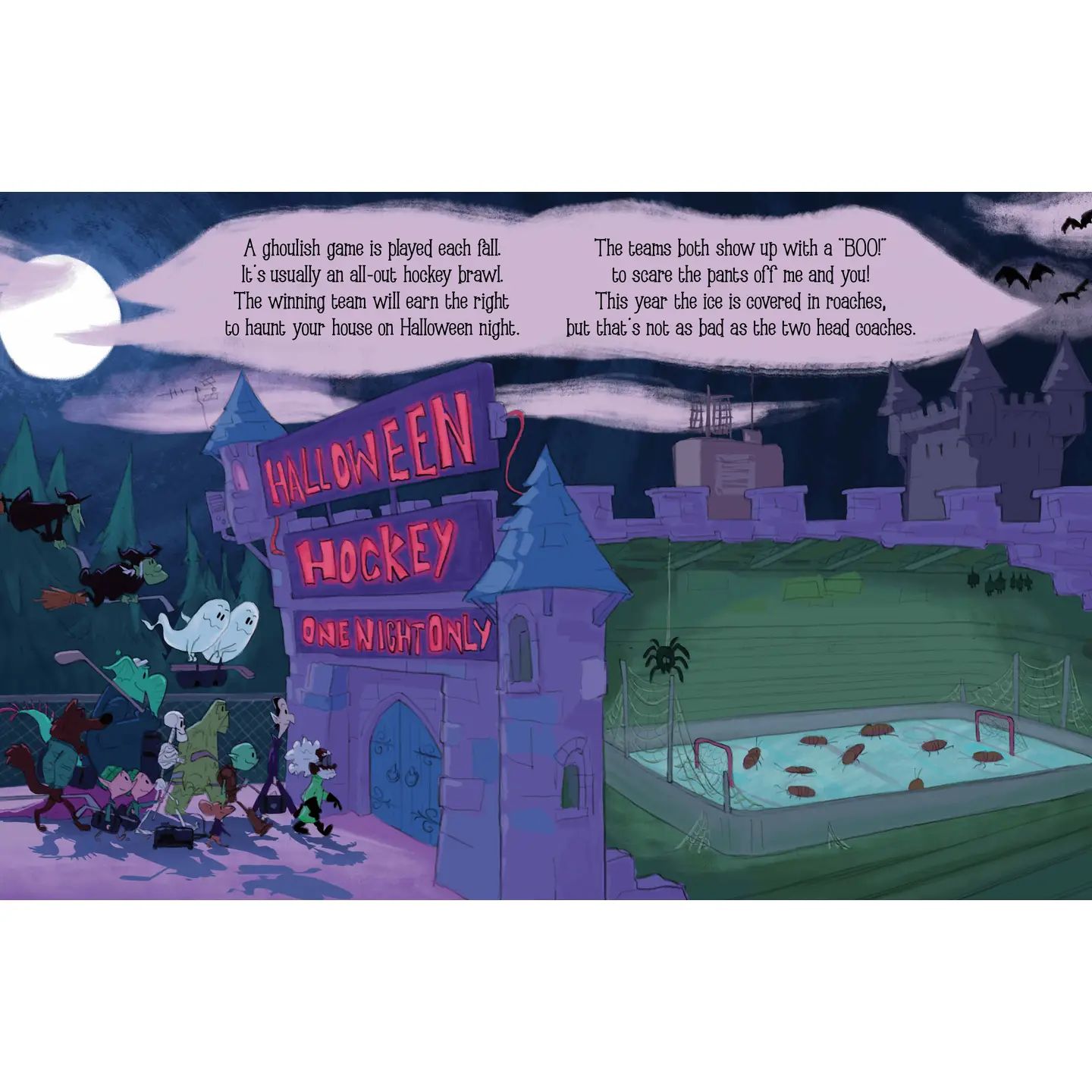 Taffy Tales Books Hockey Night On Halloween (Large Story Board Book)