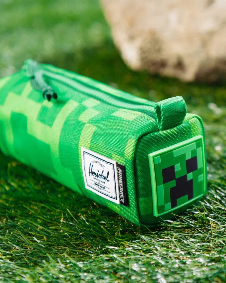 Herschel Settlement Pencil Case Minecraft, Color: Creeper