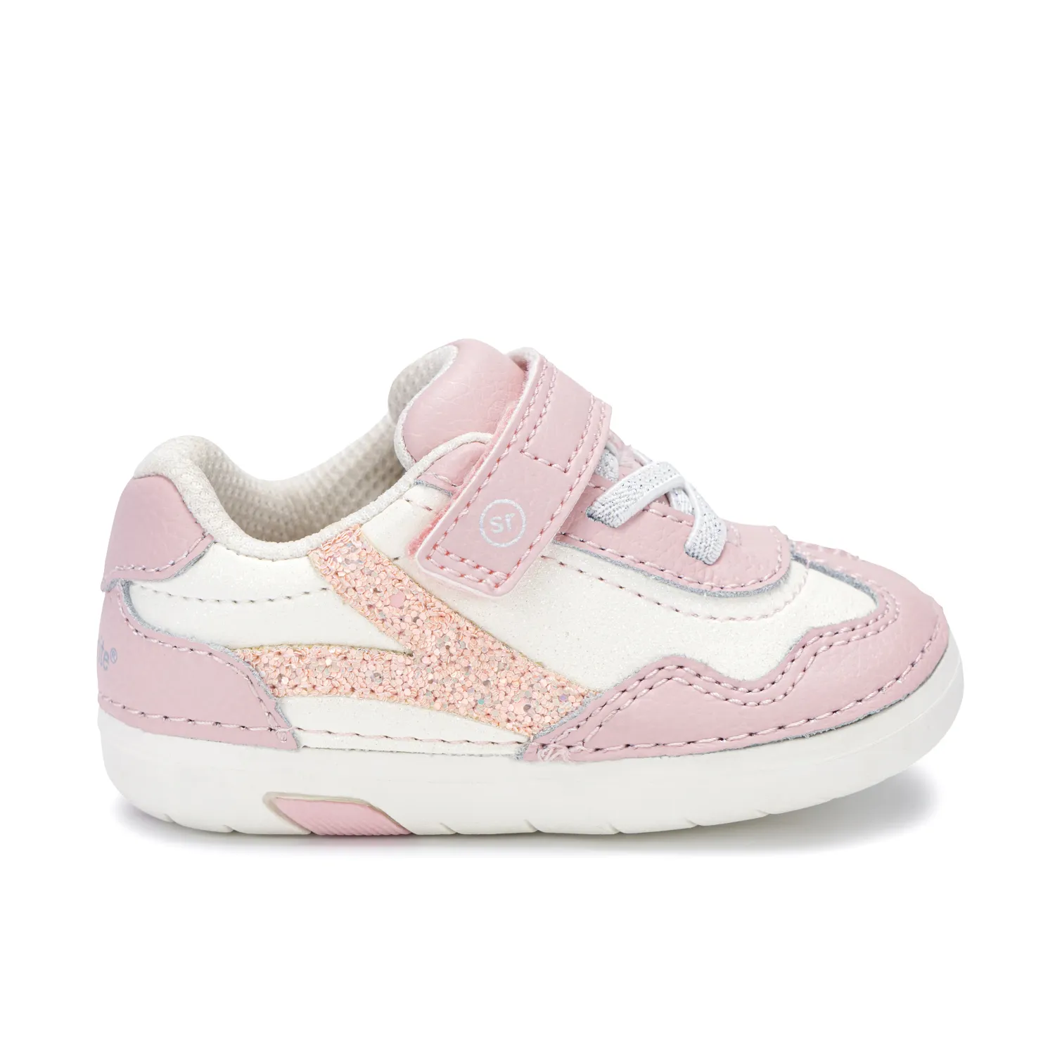 Striderite SM London Mini Suede, Color: Pink, Size: 4