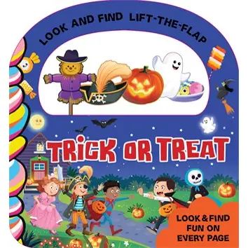 Taffy Tales Books Trick or Treat Halloween Look and Find Lift-The-Flap